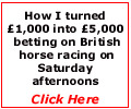 How I turned 1,000 into 5,000 betting on British horse racing on Saturday afternoons