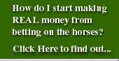 How do I start making REAL money from betting on the horses?