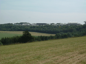 Quite a walk to the track